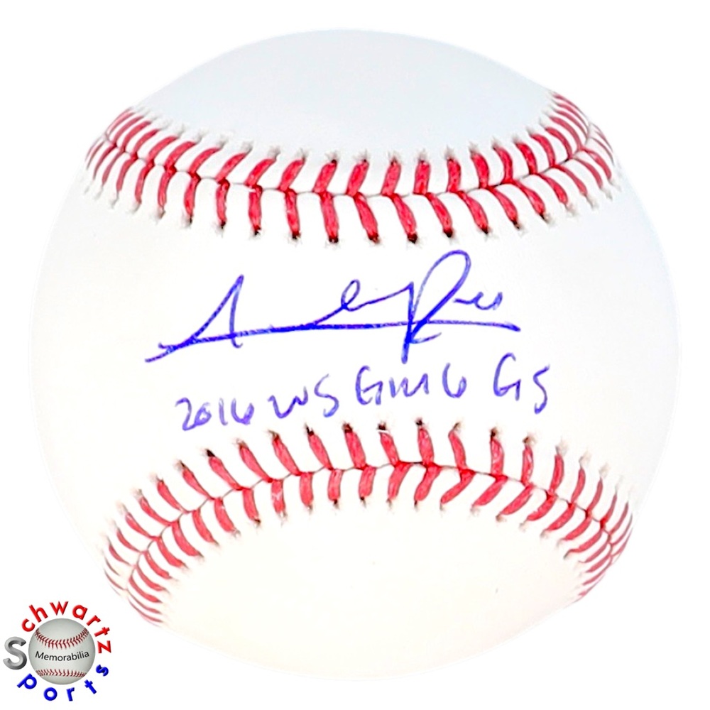 💥Addison Russell💥 Cubs Signed Baseball 2016 World Series Autograph inscribed —SS